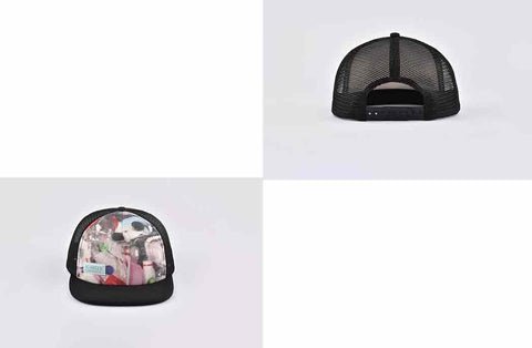 5-Panel Flat Mesh Snapback Hat