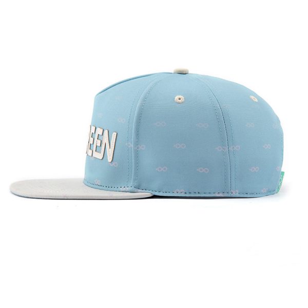 Light Blue Snapback Hat