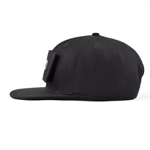 plain black baseball cap