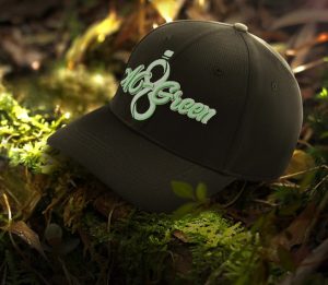 aungcrowngreen 6-Panel Baseball Cap Black